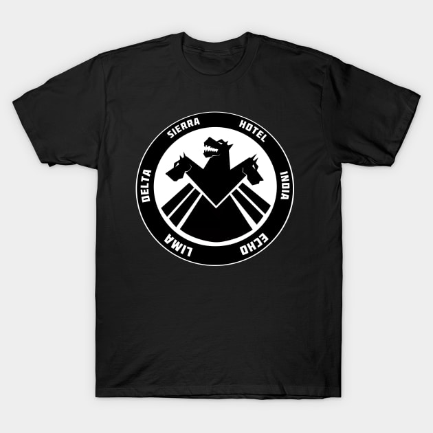 SHIELD Justice Department T-Shirt by CampCreations